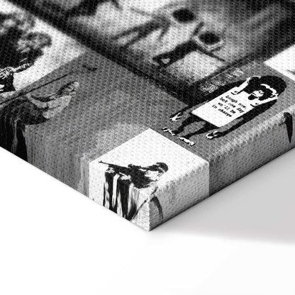 Leinwandbild - Street Art: Banksy