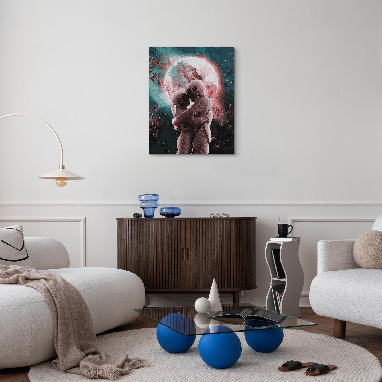 Malen nach Zahlen - To the moon and back