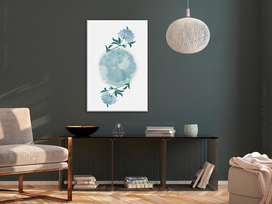 Leinwandbild - Floral Planet (1 Part) Vertical