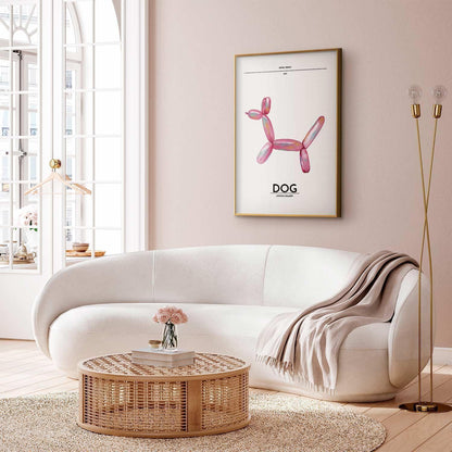 Poster - Holo-Dog - Colorful Retro Dog