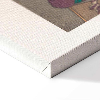 Leinwandbild - Woodcut (1 Part) Vertical