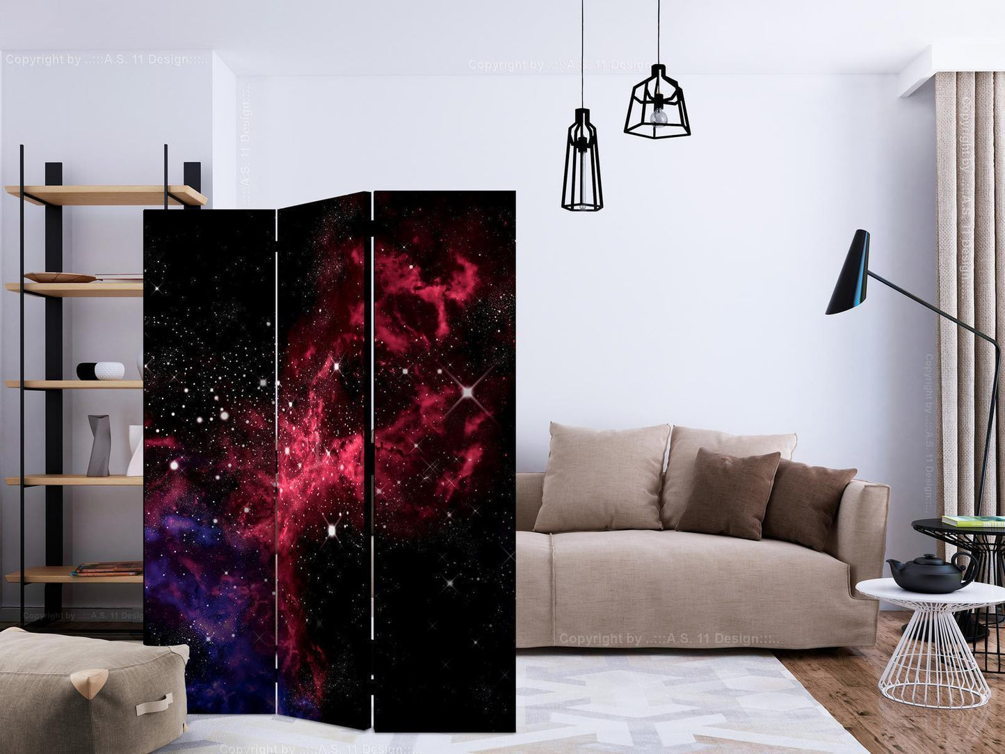 Paravent - space - stars Artgeist