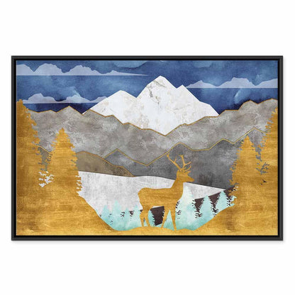 Leinwandbild - Golden Land (1 Part) Wide