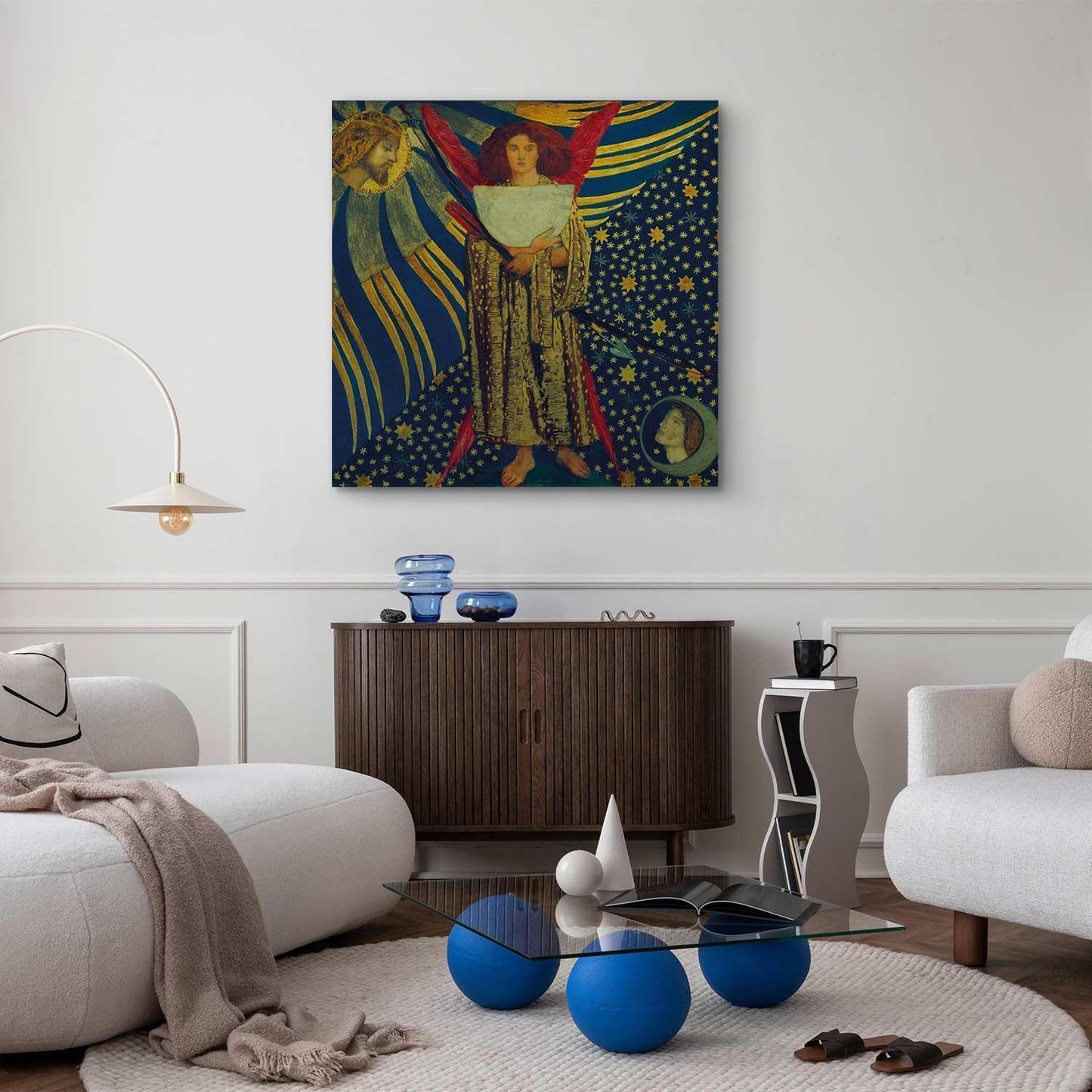 Leinwandbild - Dante Gabriel Rossetti – Dantis Amor