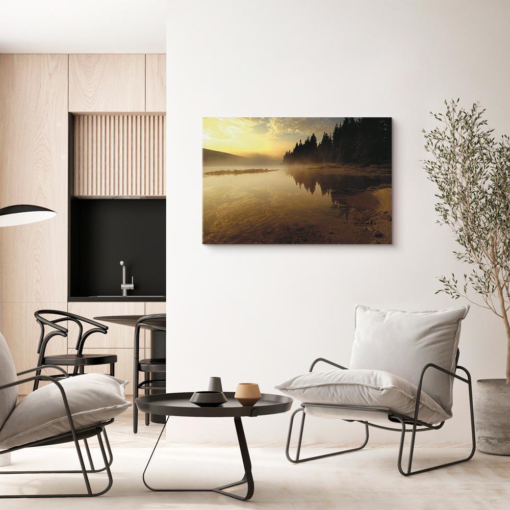 Leinwandbild - Autumn Evening (1 Part) Wide
