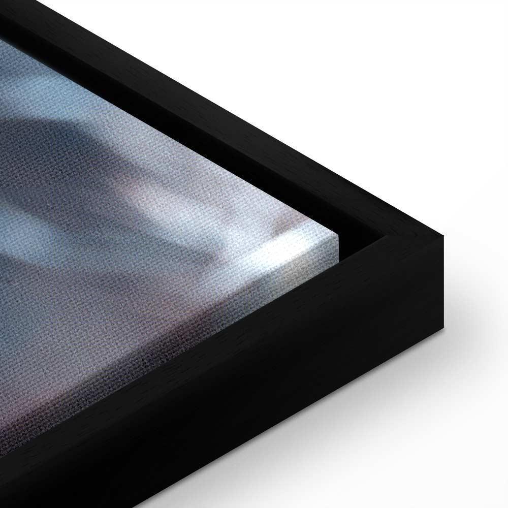 Leinwandbild - Plant in Blues (1 Part) Vertical