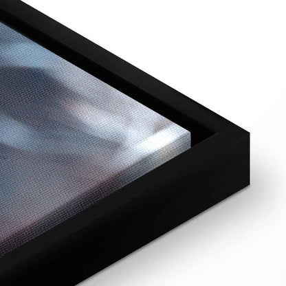 Leinwandbild - Plant in Blues (1 Part) Vertical