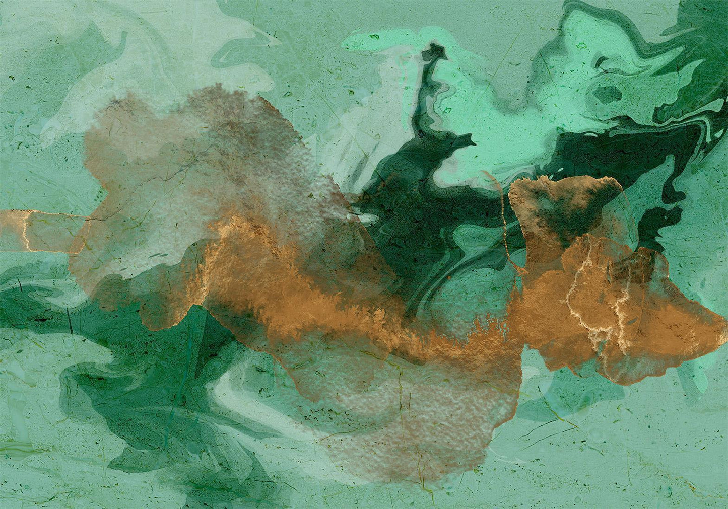 Fototapete - Malachite Play Artgeist