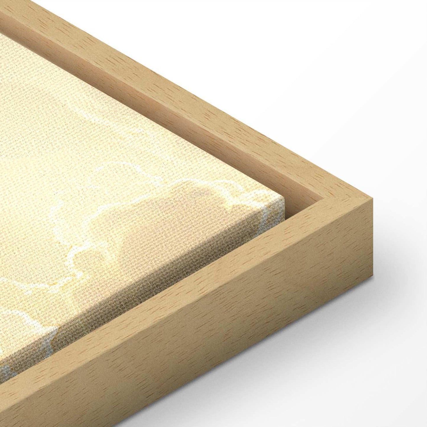 Leinwandbild - Enchanting Play of Colors Against a Backdrop of Clouds