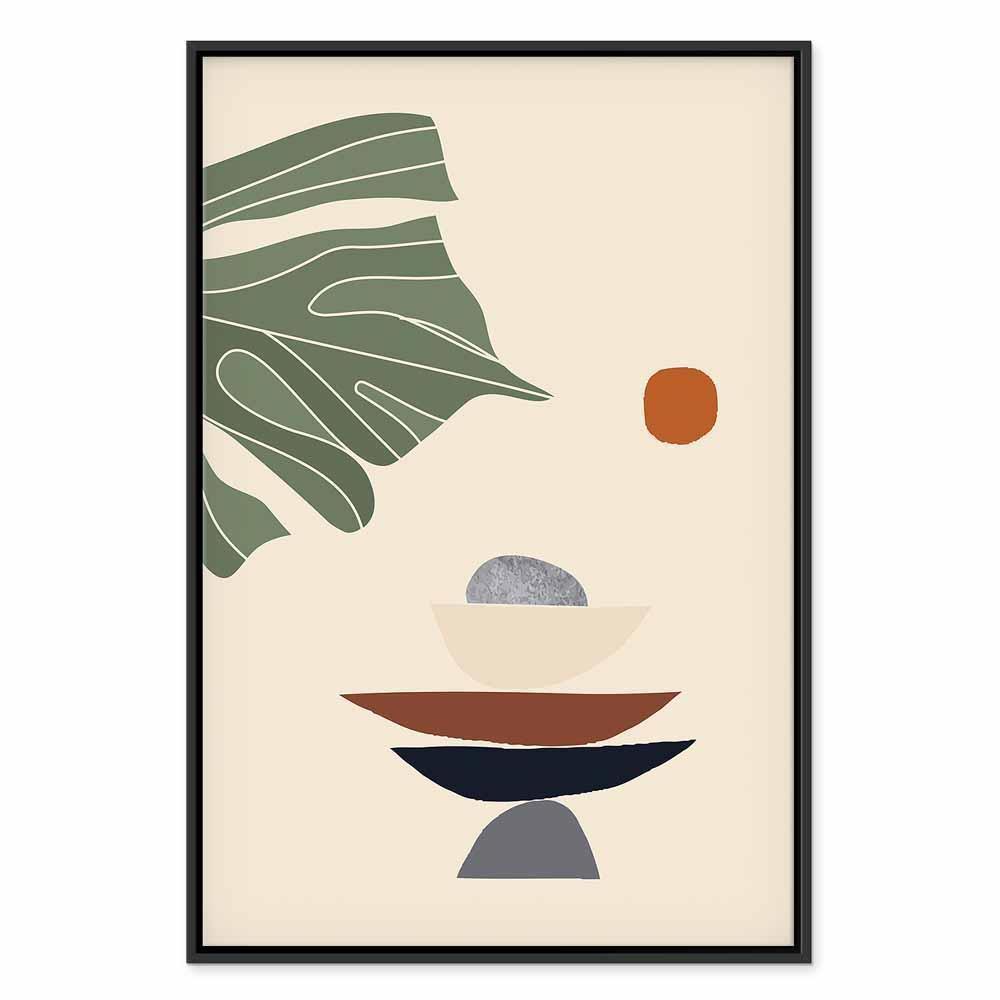 Leinwandbild - On the Sunny Terrace (1 Part) Vertical