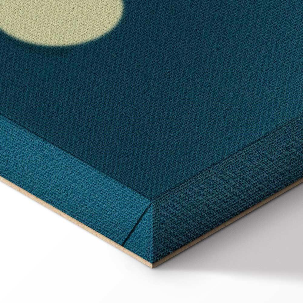 Leinwandbild - Female Tennis Player With a Red Racket on the Court - Graphics