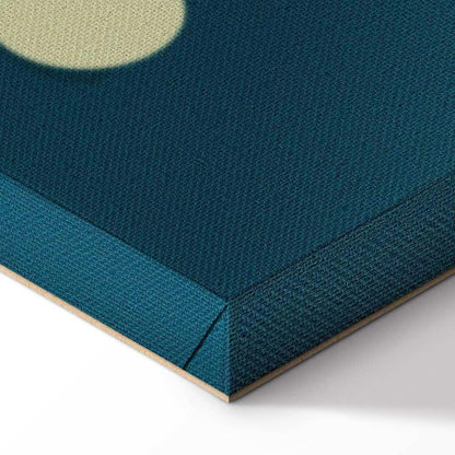 Leinwandbild - Female Tennis Player With a Red Racket on the Court - Graphics