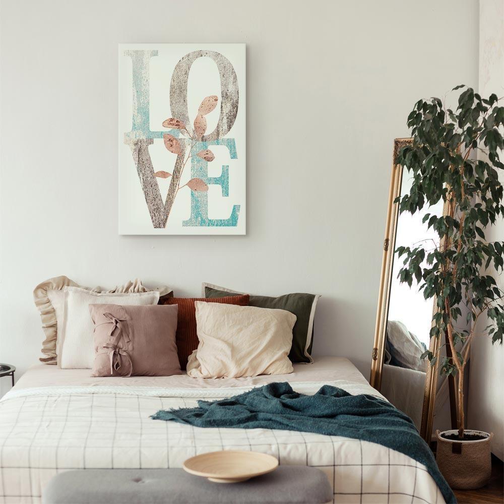 Leinwandbild - Flourishing Letters (1 Part) Vertical