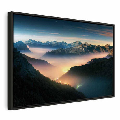 Leinwandbild - Mountain Breath (1 Part) Wide - Second Variant