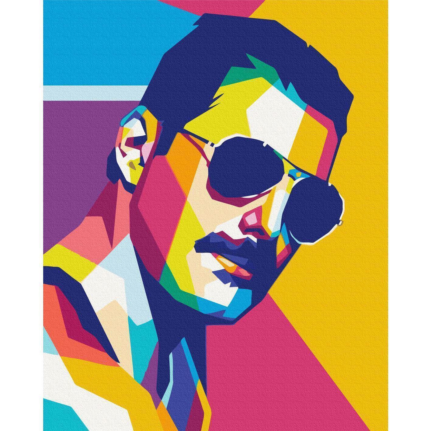 Malen nach Zahlen - Colourful Freddie