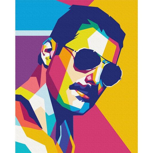 Malen nach Zahlen - Colourful Freddie