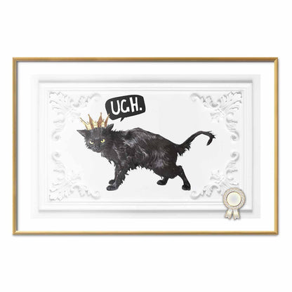 Poster - Cat with a Crown