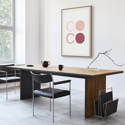 Leinwandbild - Pink Coco (1 Part) Vertical