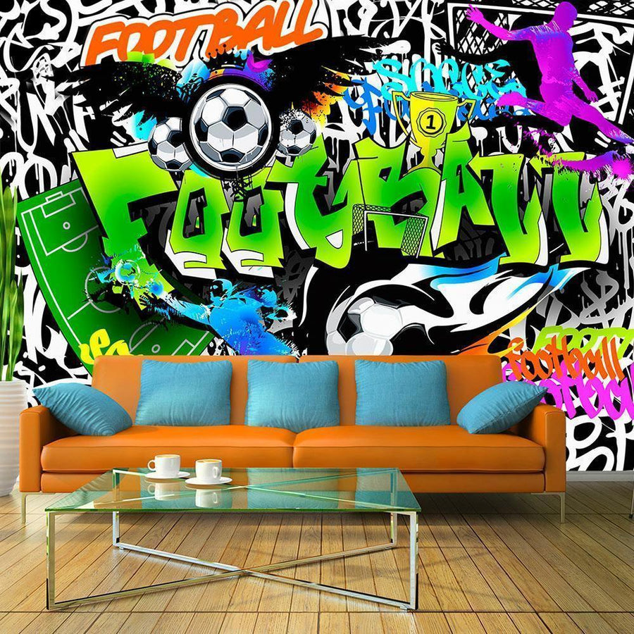 Fototapete - Fußball Sawelt