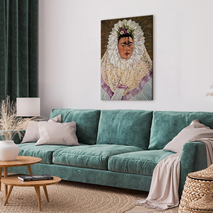 Leinwandbild - Frida Kahlo – Self-Portrait as a Tehuana (Diego on My Mind)