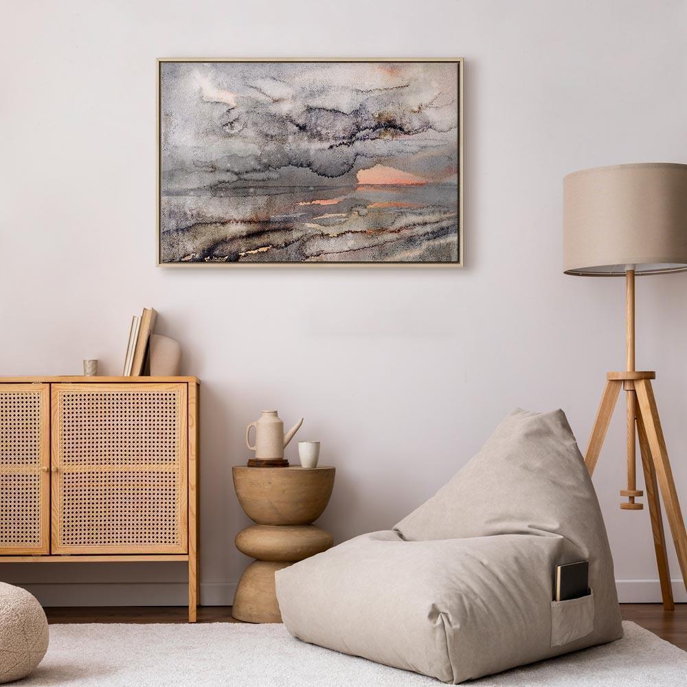 Leinwandbild - Connected Clouds (1 Part) Wide