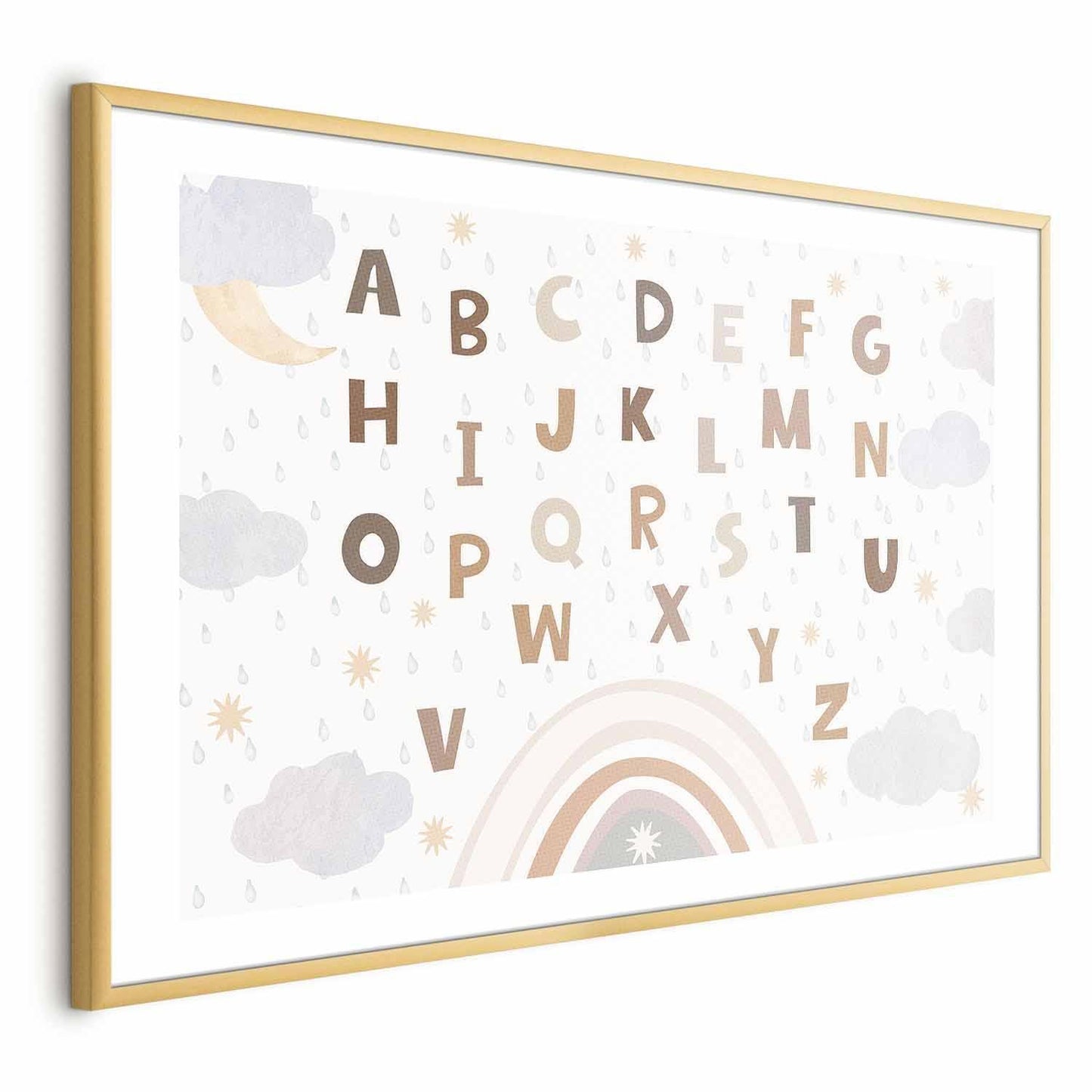 Poster - Letters in Muted Colors Artgeist