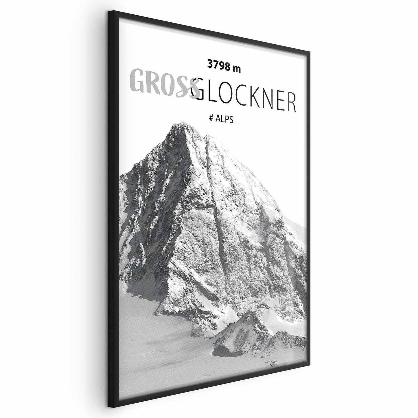Poster - Majestic mountain peak Glosslockner mountain crown mountain landscape