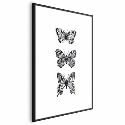 Poster - Three Butterflies Artgeist