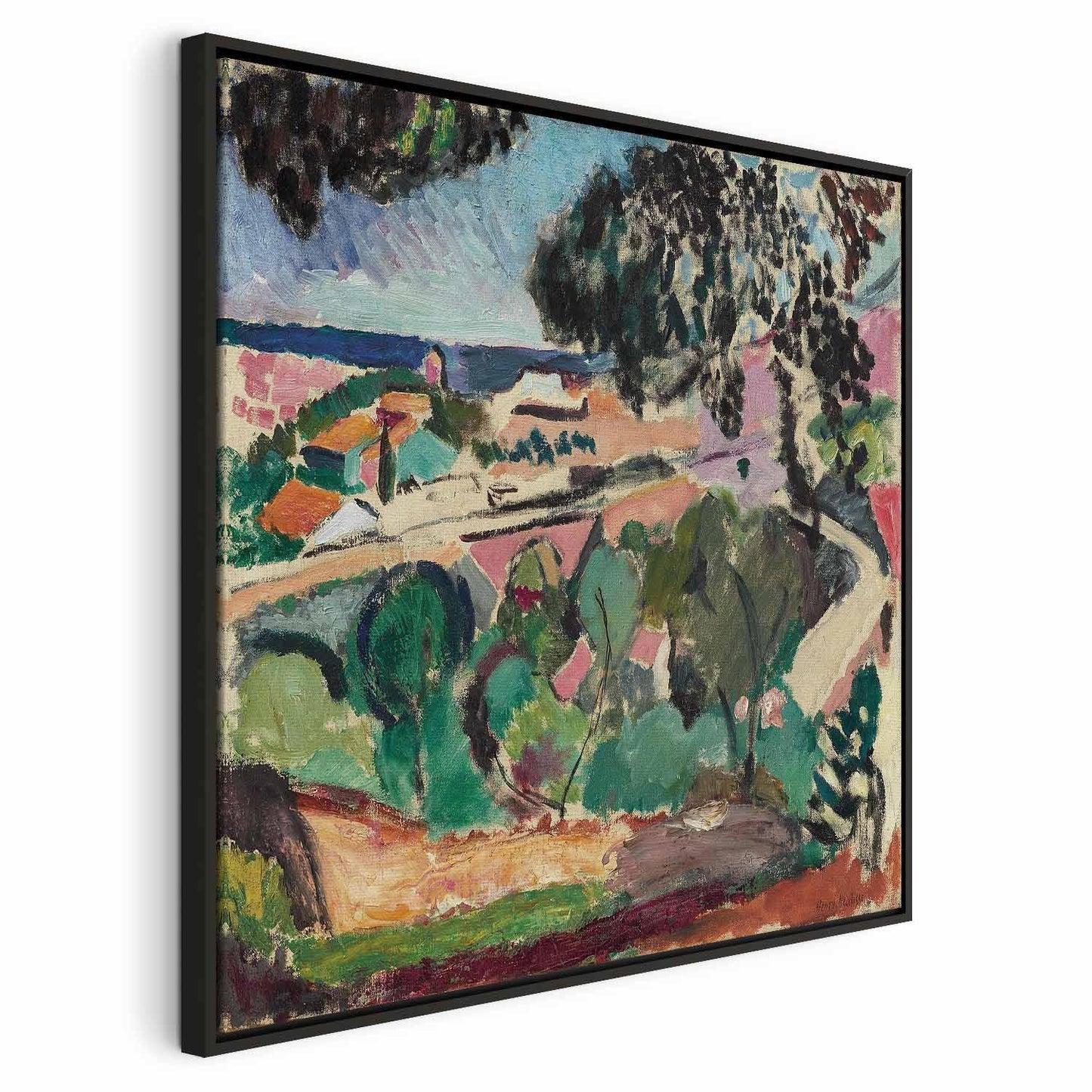Leinwandbild - Henri Matisse – Landscape at Collioure