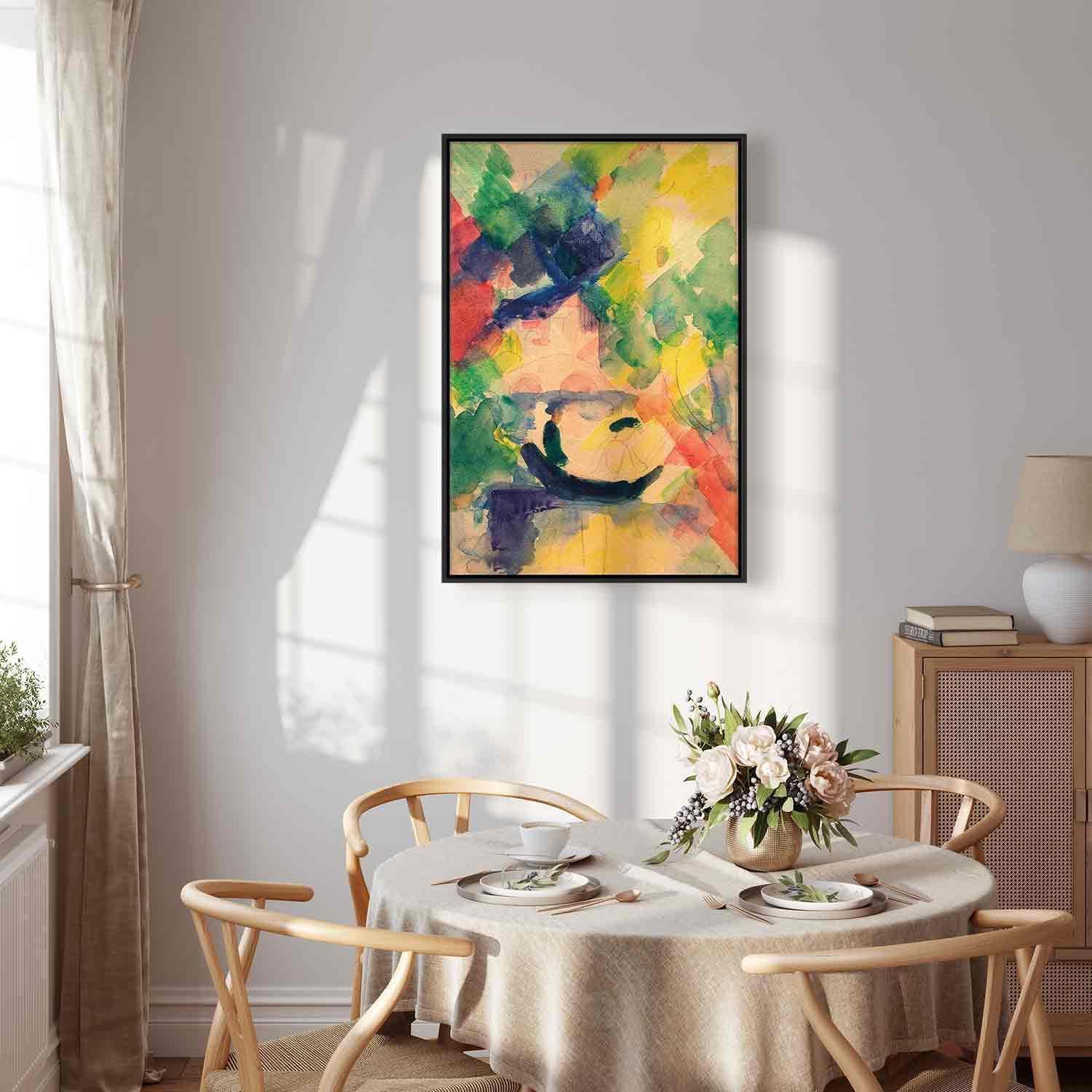 Leinwandbild - Paar im Nachen (August Macke) Artgeist