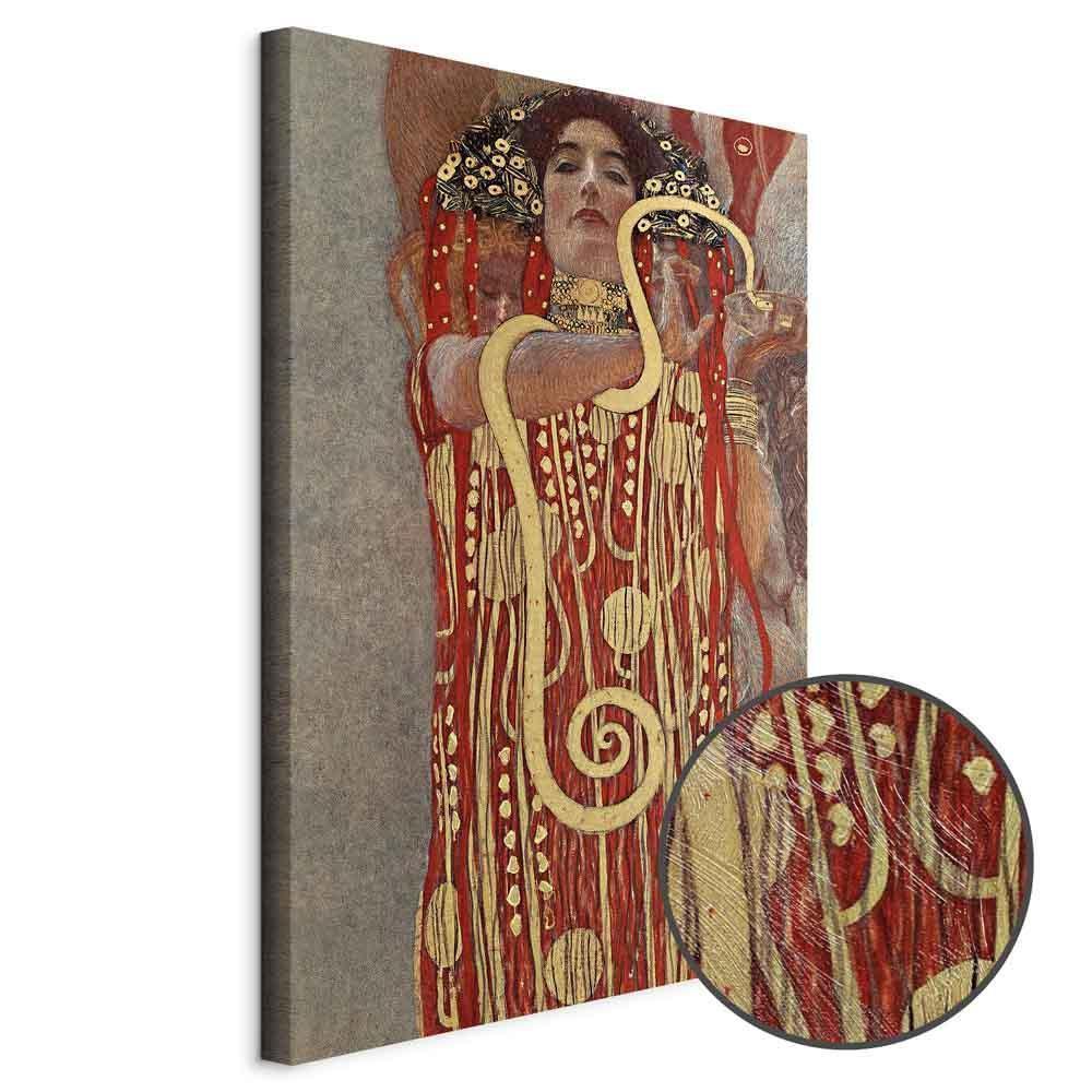 Leinwandbild - Gustav Klimt – Medicine (Hygiea)