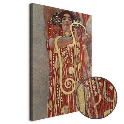 Leinwandbild - Gustav Klimt – Medicine (Hygiea)