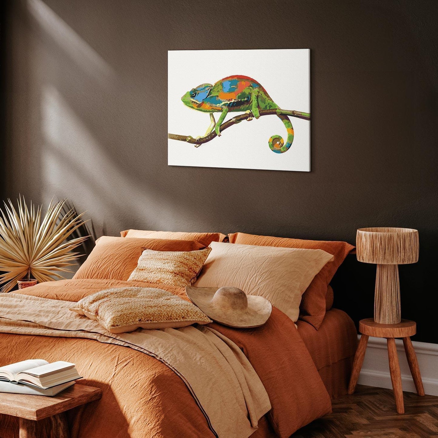 Malen nach Zahlen - Chameleon