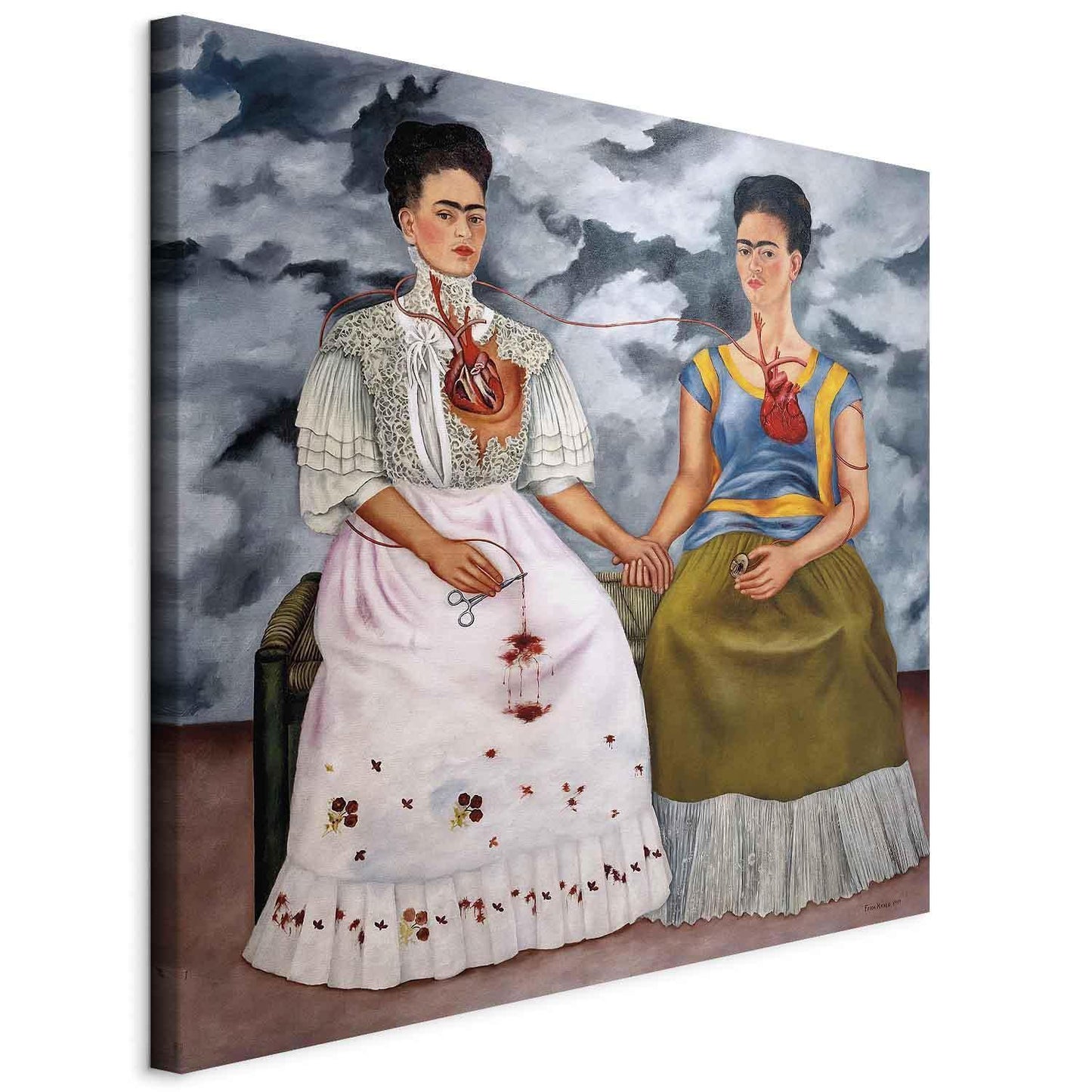 Leinwandbild - Frida Kahlo – The Two Fridas