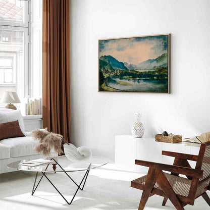 Leinwandbild - Albrecht Dürer – View of Trento from the North