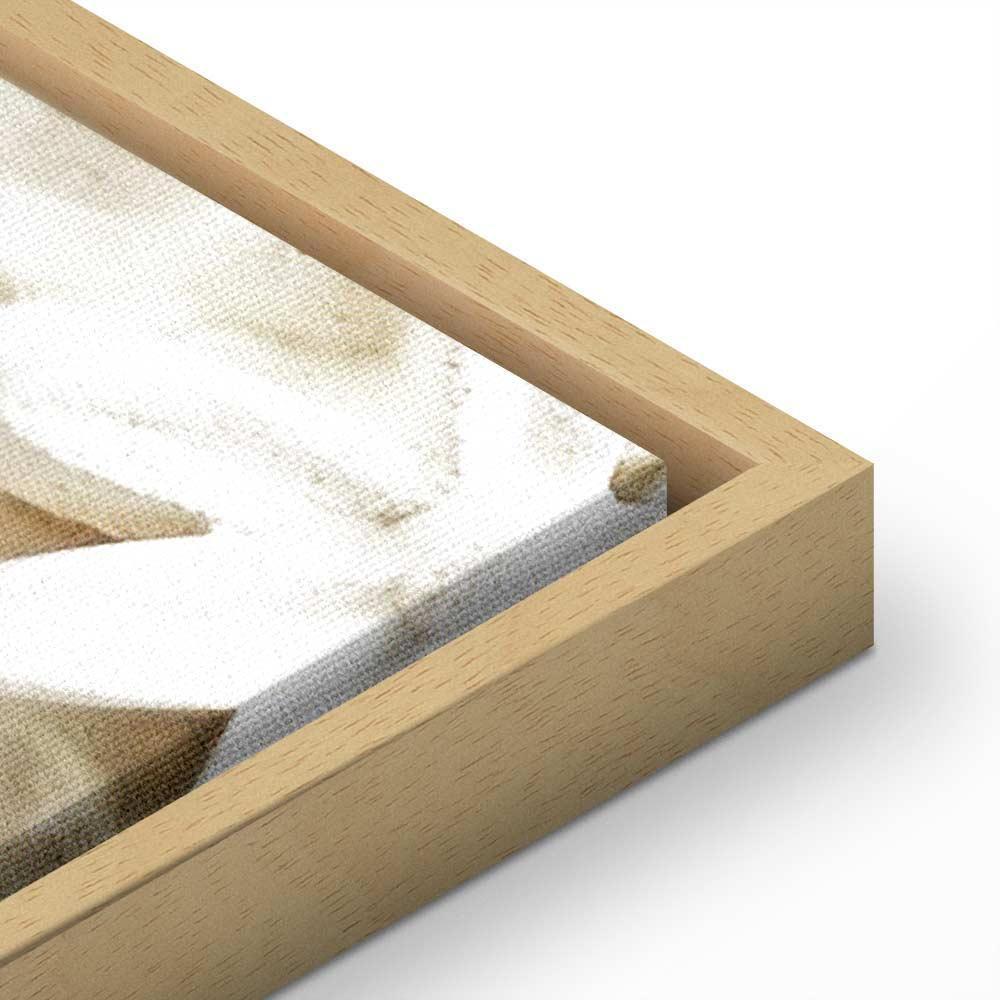 Leinwandbild - Ceramic Leaves (1 Part) Wide