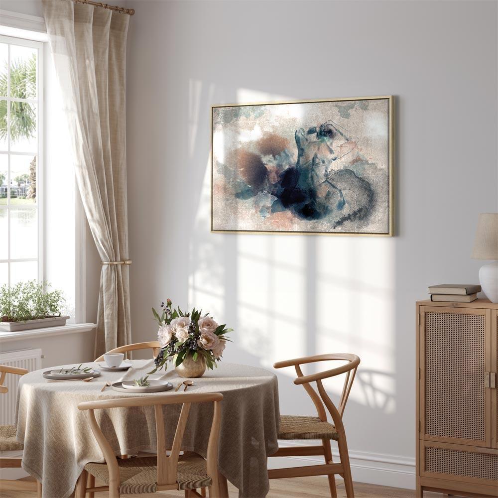 Leinwandbild - Thoughtful in Blue