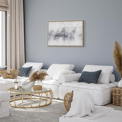 Leinwandbild - Winter Forest (1 Part) Wide