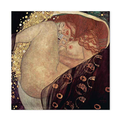 Leinwandbild - Gustav Klimt – Danae