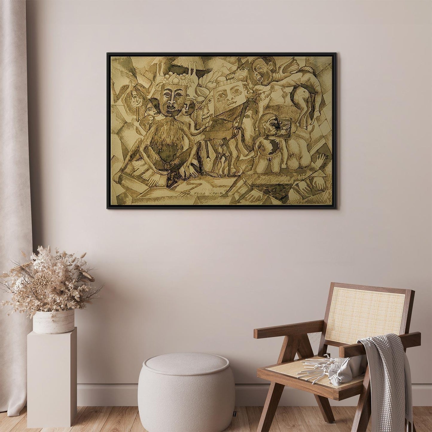 Leinwandbild - Frida Kahlo – Karma