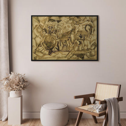 Leinwandbild - Frida Kahlo – Karma