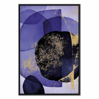 Leinwandbild - Purple Kaleidoscope (1 Part) Vertical