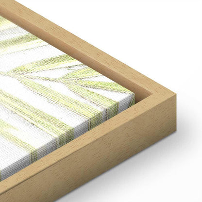 Leinwandbild - Palm Leaf (1 Part) Wide