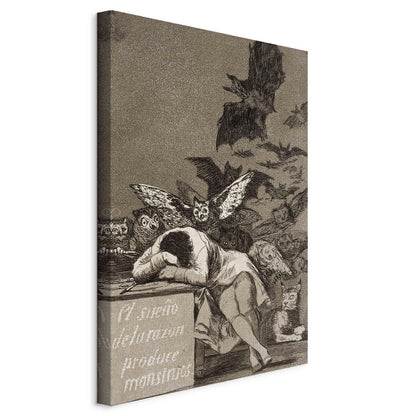 Leinwandbild - Francisco Goya – The Sleep of Reason Produces Monsters