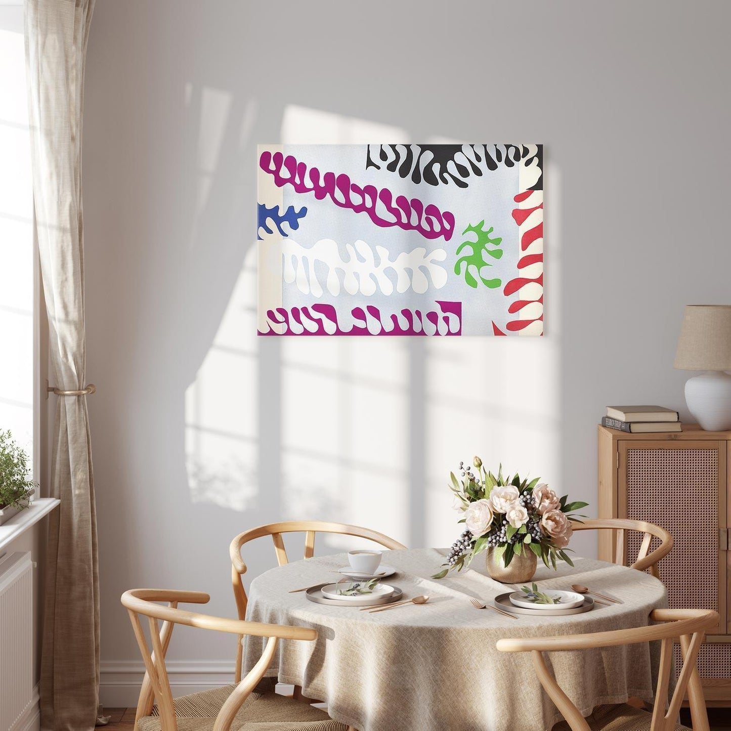 Leinwandbild - Henri Matisse – Lagoon I (from Jazz)