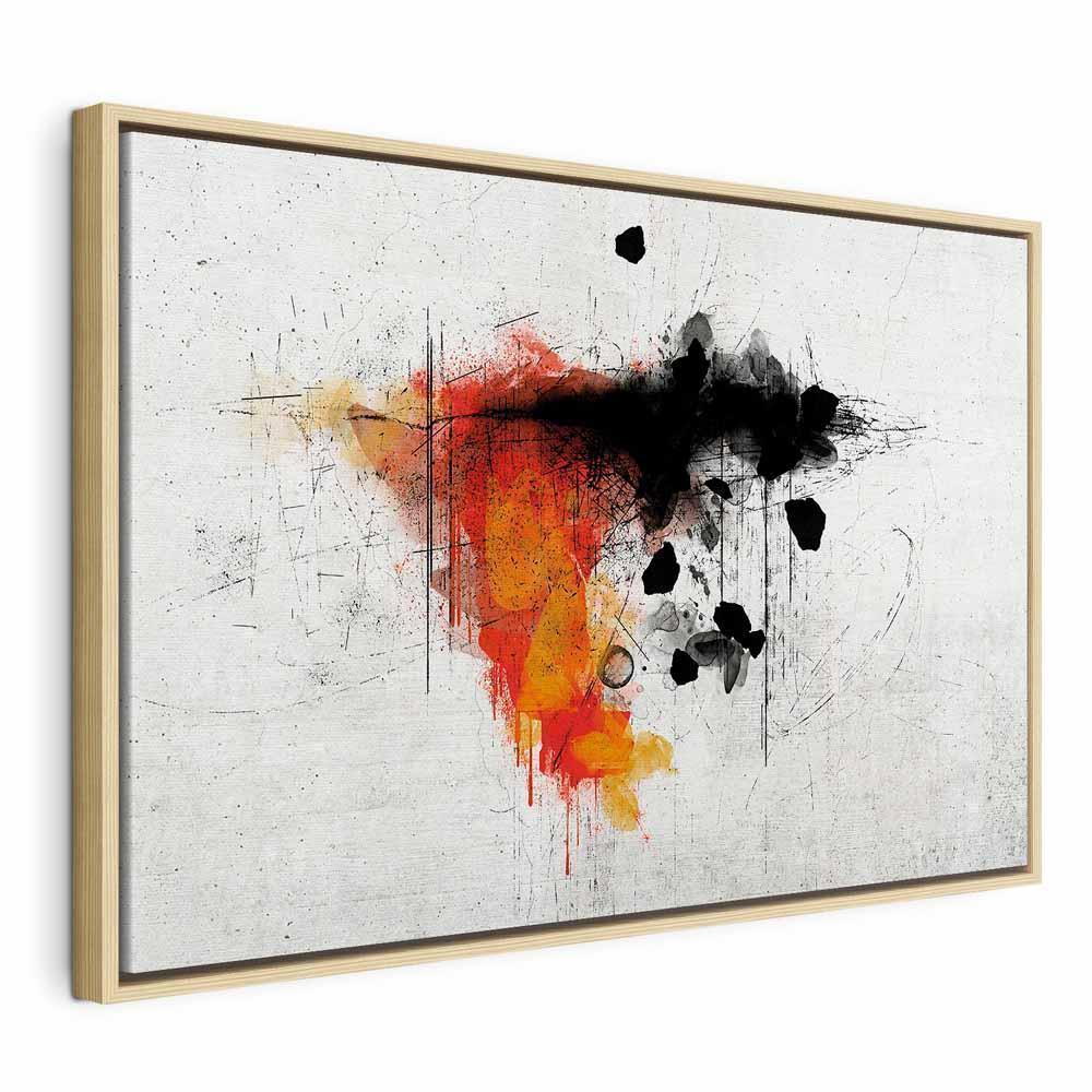 Leinwandbild - Expression of Red (1 Part) Wide