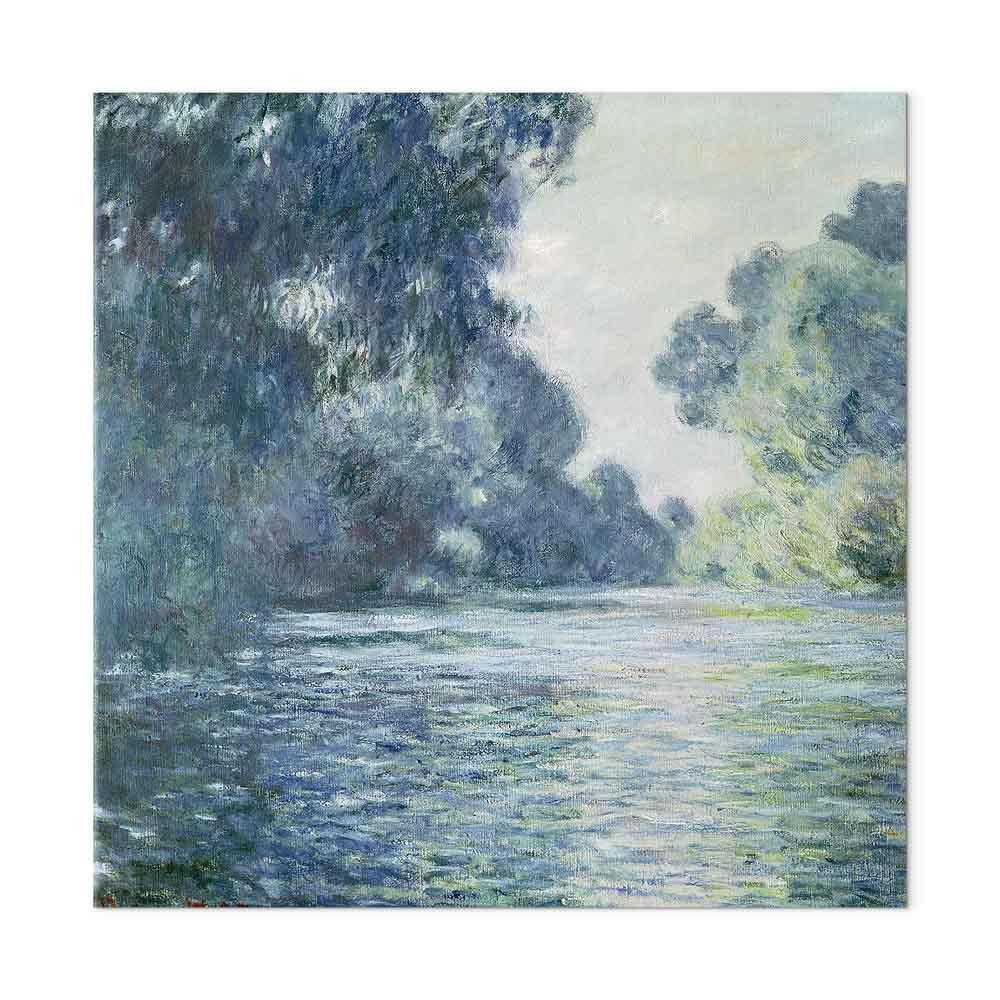 Leinwandbild - Claude Monet – A Stretch of the Seine near Giverny