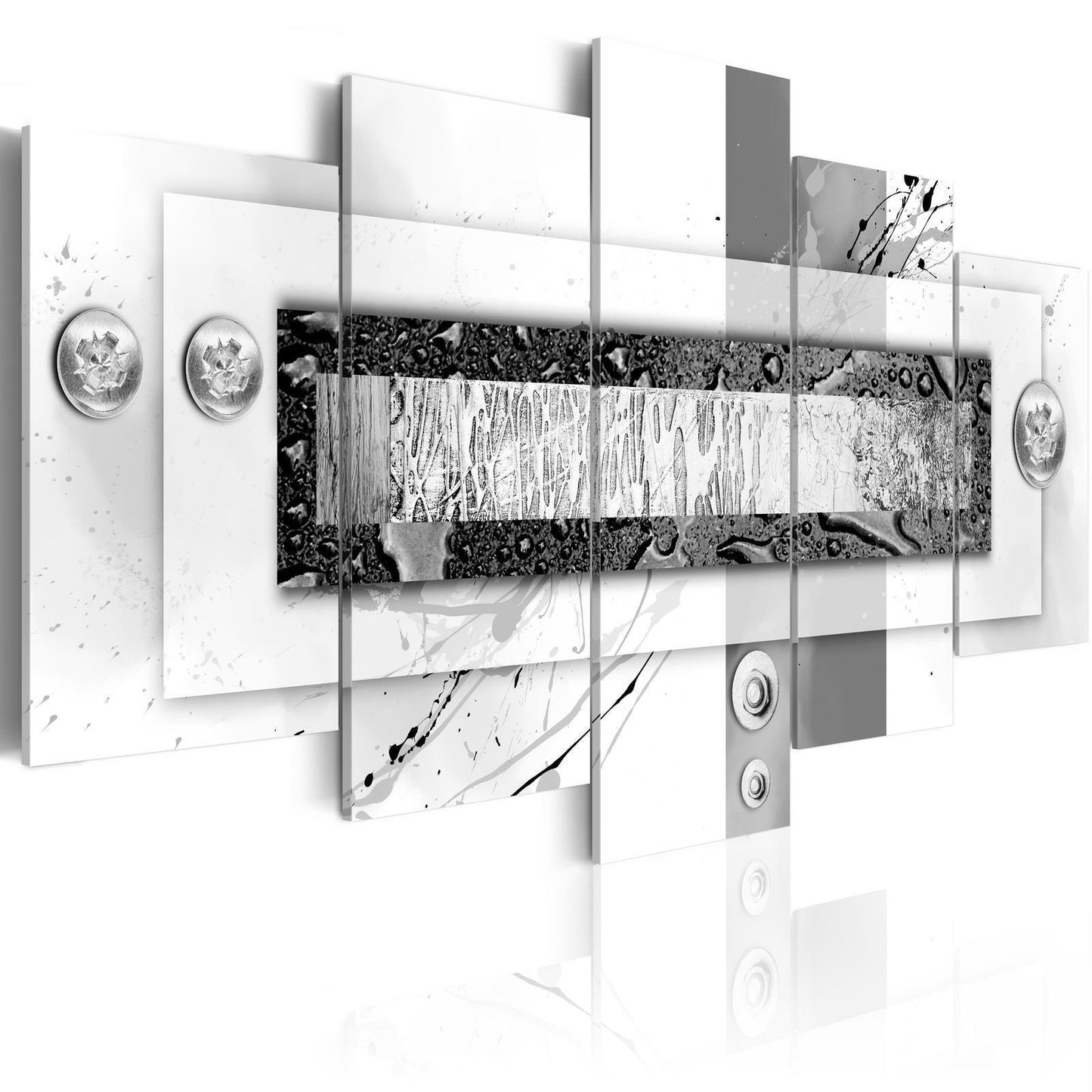 Leinwandbild „Graubalance“ – Harmonisches Design in neutralen Tönen