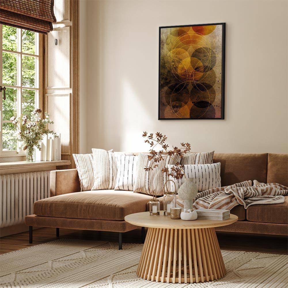 Leinwandbild - Sun Journey (1 Part) Vertical