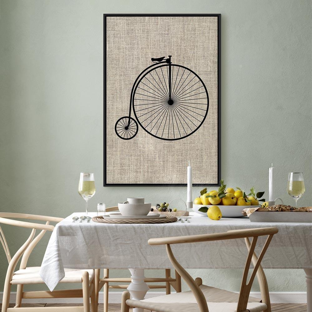 Leinwandbild - Vintage Bicycle (1 Part) Vertical